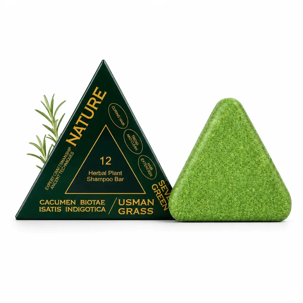 Nature 12 Herbs Shampoo Bar – Cacumen Biota, Usman Grass & Knotgrass