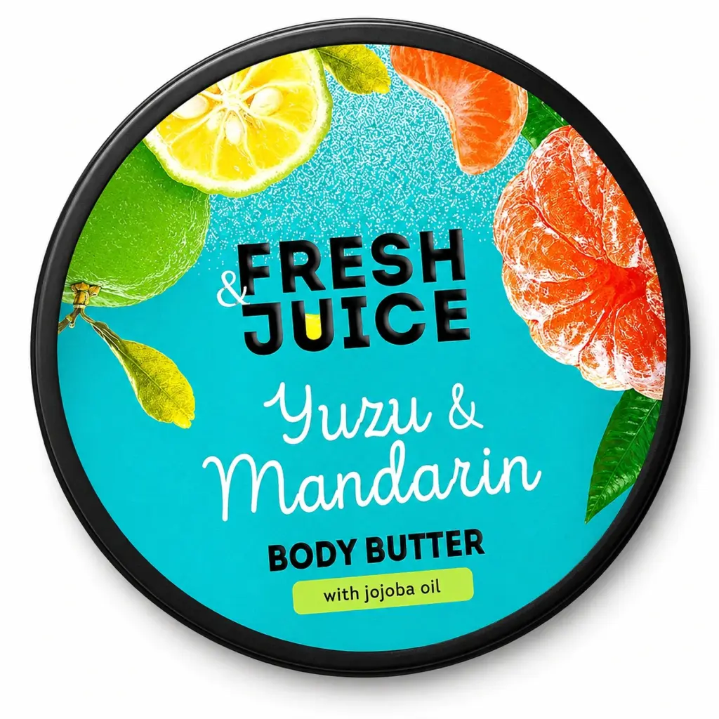 Fresh Juice Body Butter – Yuzu & Mandarin with Jojoba Oil