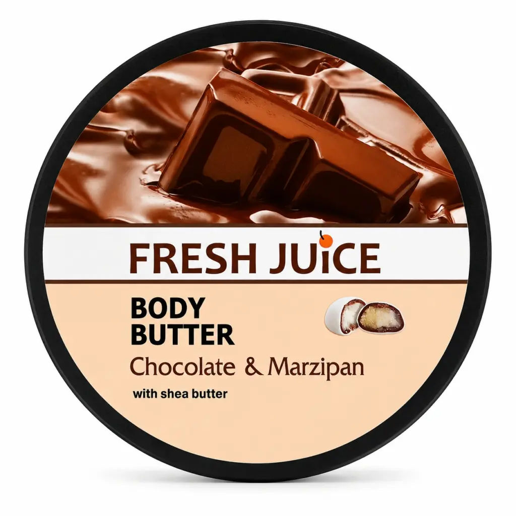 Fresh Juice Body Butter – Chocolate & Marzipan with Shea Butter