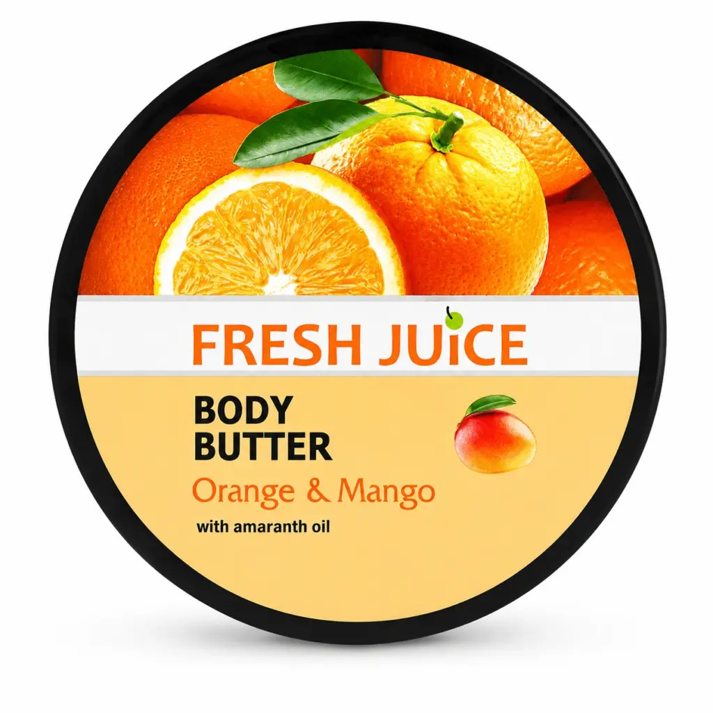 Fresh Juice Body Butter – Orange & Mango with Amaranth Oil
