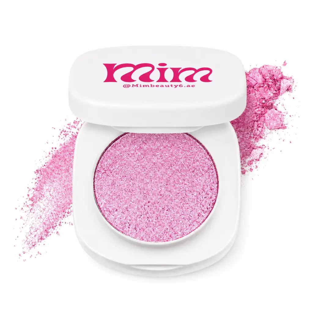 MIM Beauty Pressed Highlighter – Vibrant Pink Shimmer