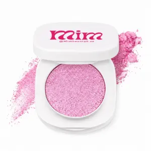 MIM Beauty Pressed Highlighter – Vibrant Pink Shimmer