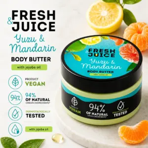 Fresh Juice Body Butter – Yuzu & Mandarin with Jojoba Oil