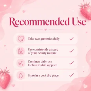 MIM Beauty Breast Enhancement Gummies – Strawberry – 60 Count