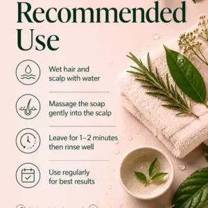 Nature 12 Herbs Shampoo Bar – Cacumen Biota, Usman Grass & Knotgrass