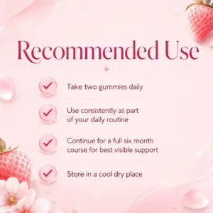 MIM Beauty Butt Enhancement Gummies – Strawberry Flavor – 60 Count