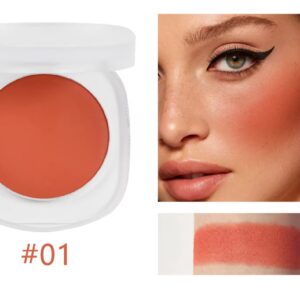 MIM Beauty Pressed Blush - Rustic Terracotta - #01
