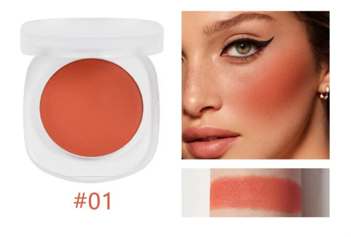 MIM Beauty Pressed Blush - Rustic Terracotta - #01