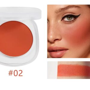 MIM Beauty Pressed Blush - Terracotta Orange - #02