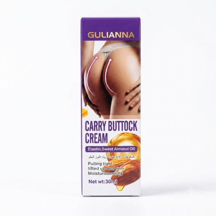 GULIANNA Carry Buttock Firming Cream with Elastin & Sweet Almond Oil - 30ml