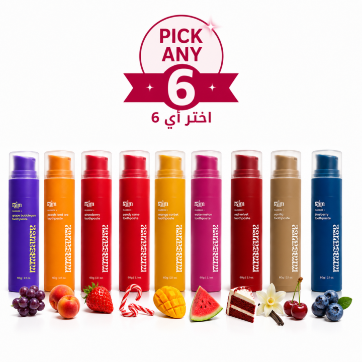Choose Any 6 Toothpastes