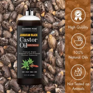 Majestic Pure Jamaican Black Castor Oil - 473ml