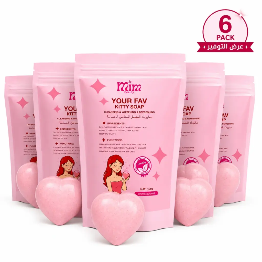 6 × MIM Beauty Kitty Soap – Intimate & Body Care – 100g